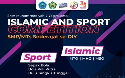 Kompetisi ISC (Islamic & Sport Competition) dalam rangka milad ke-35 SMA Muhammadiyah 7 Yogyakarta